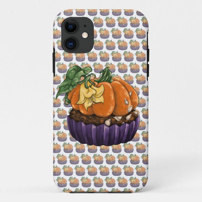 Pumpkin Cupcake Case-Mate iPhone Case (Back)