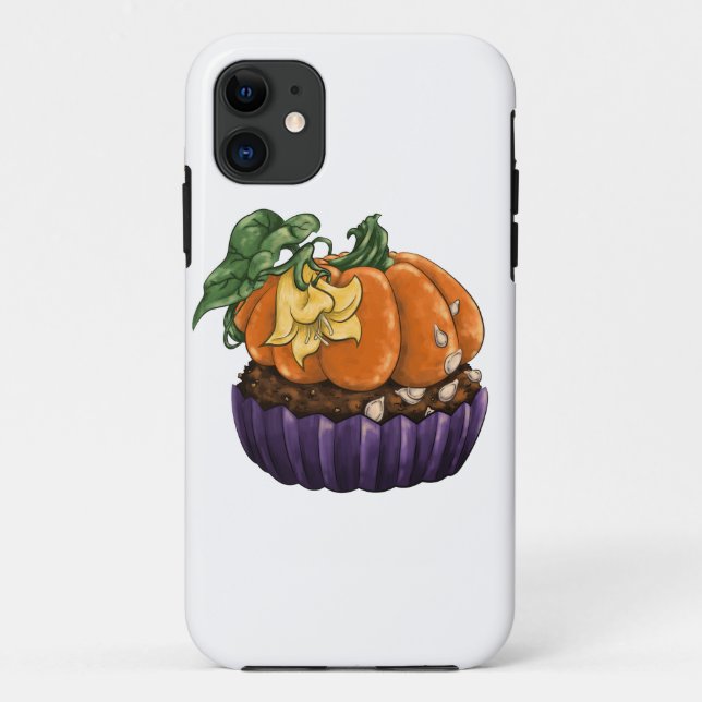 Pumpkin Cupcake Case-Mate iPhone Case (Back)