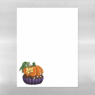Pumpkin Cupcake Magnetic Dry Erase Sheet