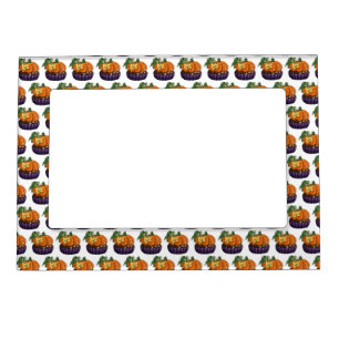 Pumpkin Cupcake Magnetic Frame