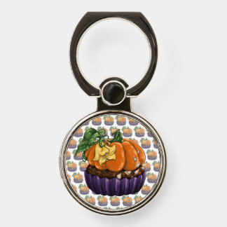 Pumpkin Cupcake Phone Ring Stand