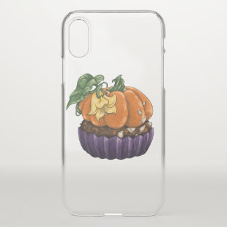 Pumpkin Cupcake iPhone X Case