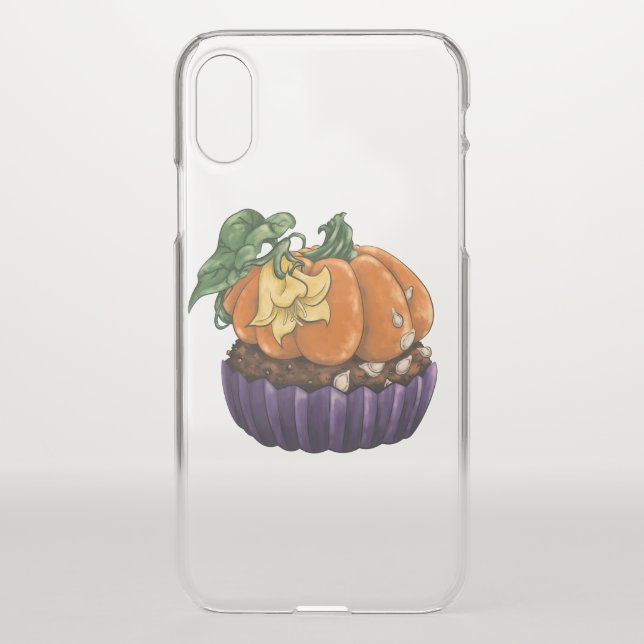 Pumpkin Cupcake Uncommon iPhone Case (Back)