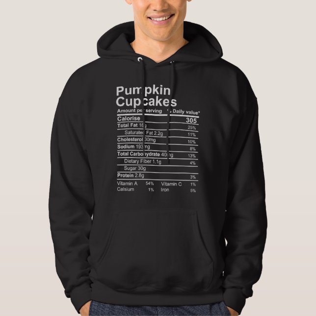 Pumpkin Cupcakes Hoodie (Front)