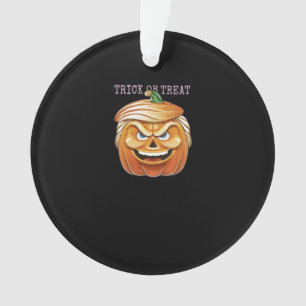Pumpkin Donald, Funny Halloween Scary Classic Ornament
