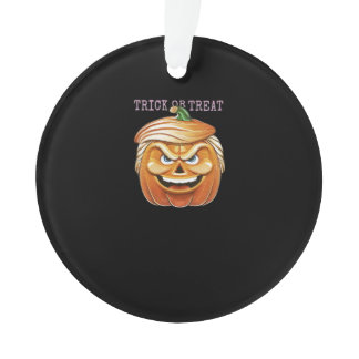 Pumpkin Donald, Funny Halloween Scary Classic Ornament