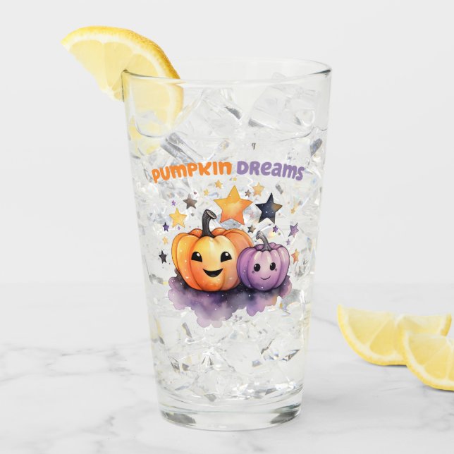 Pumpkin Dreams Glass (Front Ice)