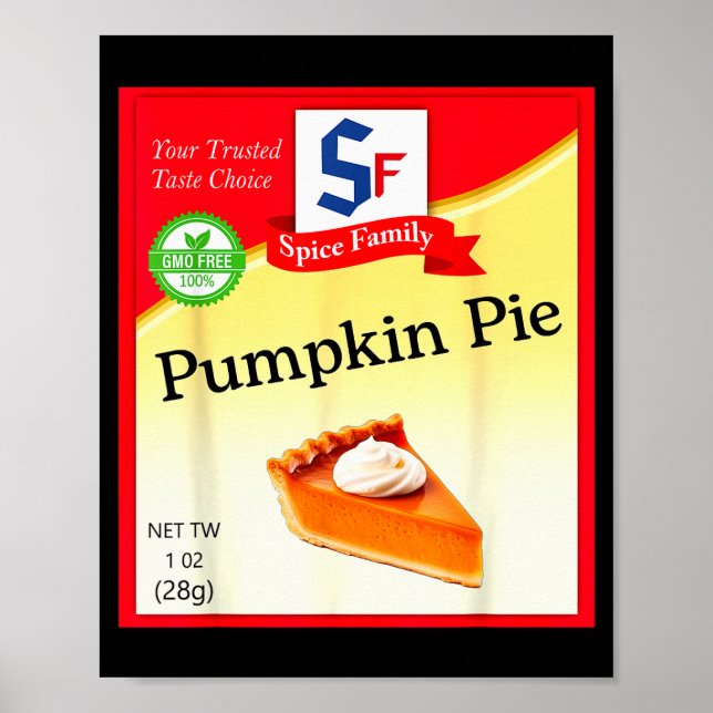 Pumpkin E Condiment Costume Holiday Sce Costumes  Poster (Front)