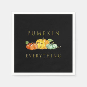 Pumpkin Everything Fall Girls Kids Gift Idea Overs Napkins
