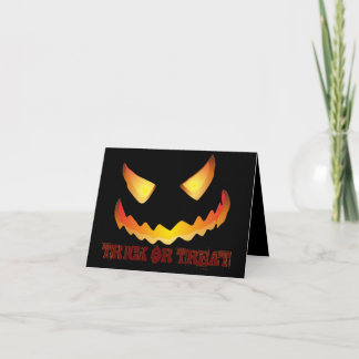 Pumpkin Face 2 for Halloween Invitation
