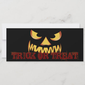 Pumpkin Face 2 Invitation