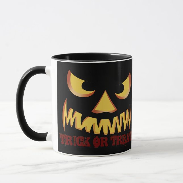 Pumpkin Face 2 Mug (Left)