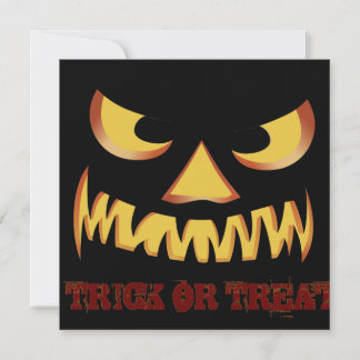 Pumpkin Face 2 Note Card