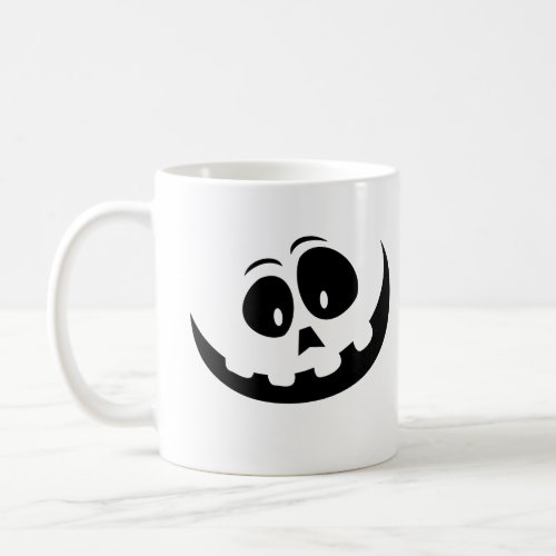 Pumpkin Face Embroidered Coffee Mug