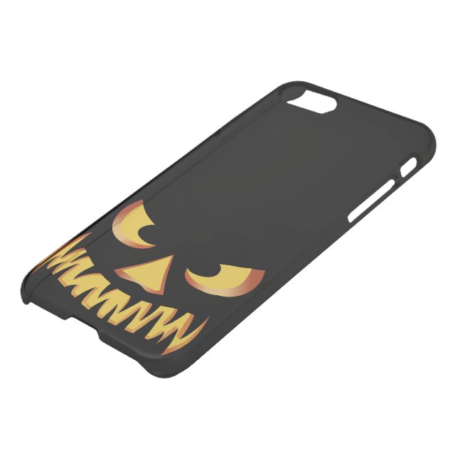 Pumpkin face for Halloween iPhone 7 Deflector Case (Bottom)
