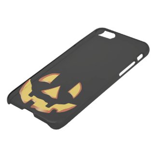 Pumpkin face for Halloween iPhone 7 Deflector Case