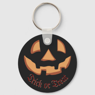 Pumpkin face for Halloween Keychain