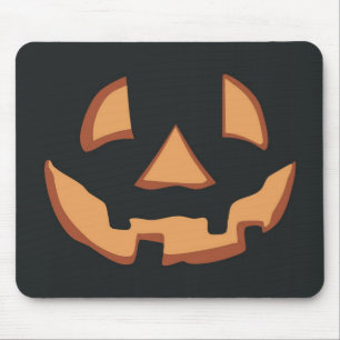 Pumpkin face for Halloween Mouse Pad