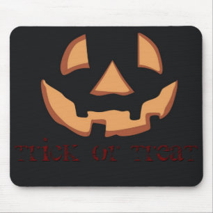 Pumpkin face for Halloween Mouse Pad