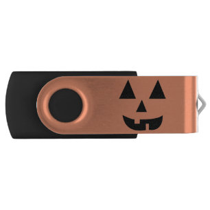 Pumpkin Face Halloween Flash Drive