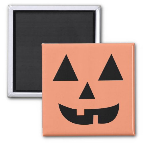 Pumpkin Face Halloween Magnet