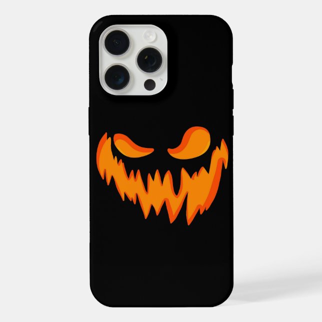 Pumpkin Face Iphone Case (Back)