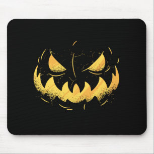 Pumpkin Face Mouse Pad