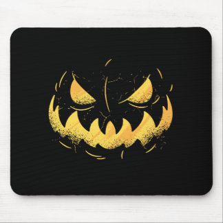 Pumpkin Face Mouse Pad