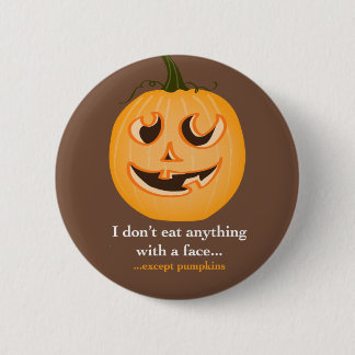 Pumpkin Face - Pin
