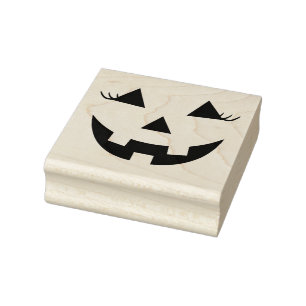 Pumpkin Face Stamp