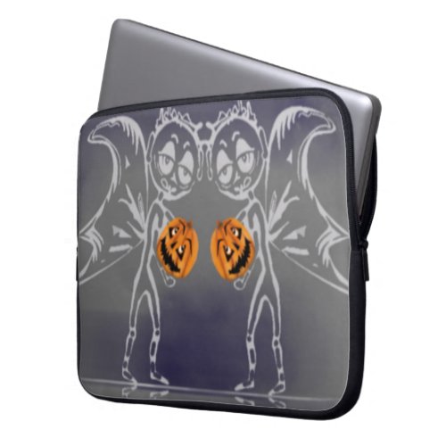 Pumpkin Fairies Fun Halloween Laptop Sleeve