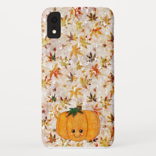 Pumpkin FallAutumn iPhone XR Case