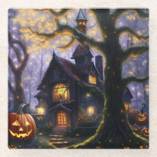 pumpkin/fall/autumn/Halloween  Glass Coaster