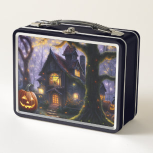 pumpkin/fall/autumn/Halloween  Metal Lunch Box