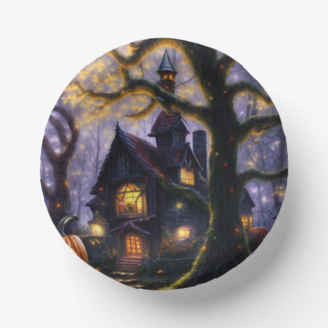 pumpkin/fall/autumn/Halloween  Paper Bowls (Front)