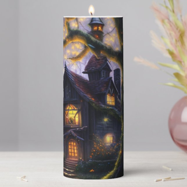 pumpkin/fall/autumn/Halloween  Pillar Candle (In Situ)