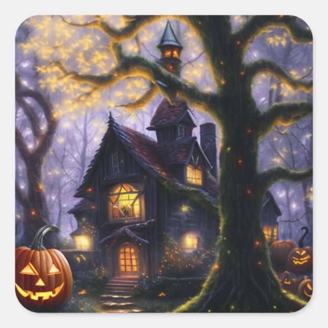 pumpkin/fall/autumn/Halloween  Square Sticker (Front)