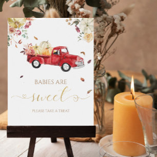 Pumpkin Fall Babies Are Sweet Sign