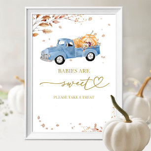 Pumpkin Fall Babies Are Sweet Sign