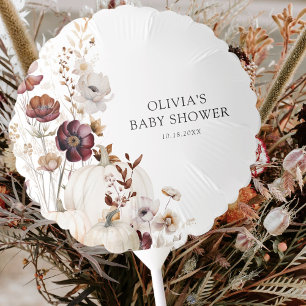 Pumpkin Fall Baby Shower Balloon