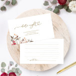 Pumpkin Fall Bridal Shower Date Night Cards<br><div class="desc">Create an elegant and timeless fall-themed wedding suite that effortlessly reflects your style with personalized details.</div>