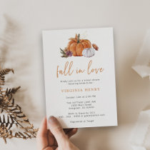 Pumpkin Fall Bridal Shower Invitation