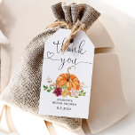 Pumpkin fall bridal shower thank you gift tags<br><div class="desc">Pumpkin fall bridal shower thank you Gift Tags
Matching items available.</div>