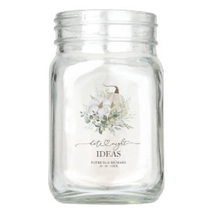 Pumpkin Fall Date Night Jar Bridal Shower Wedding