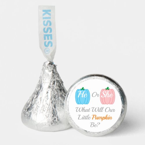 Pumpkin Fall Gender Reveal Hersheys Kisses