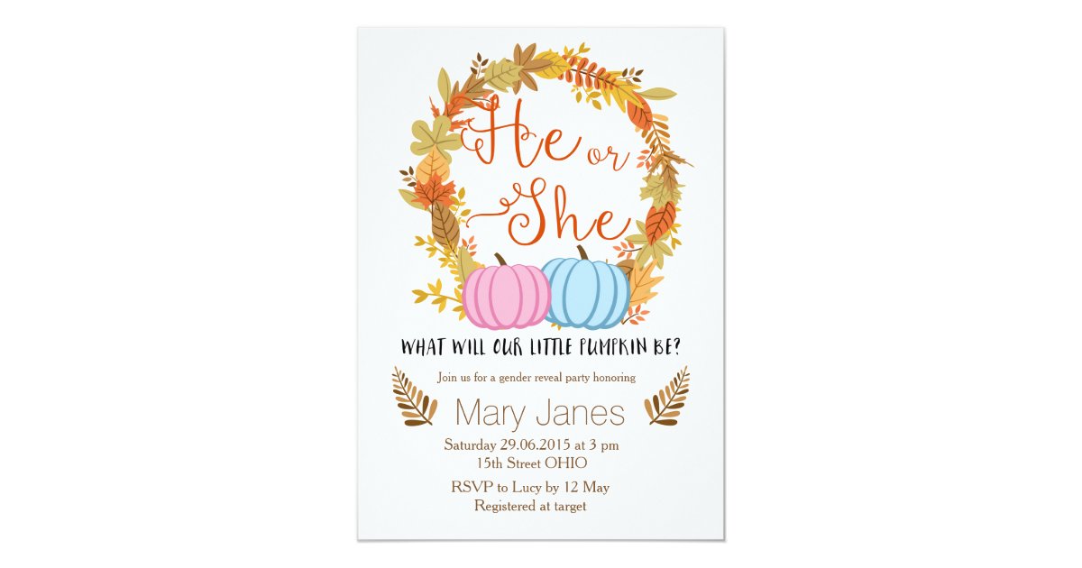 printable gender reveal invitations