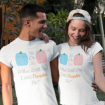 Pumpkin Fall Gender Reveal T-Shirt