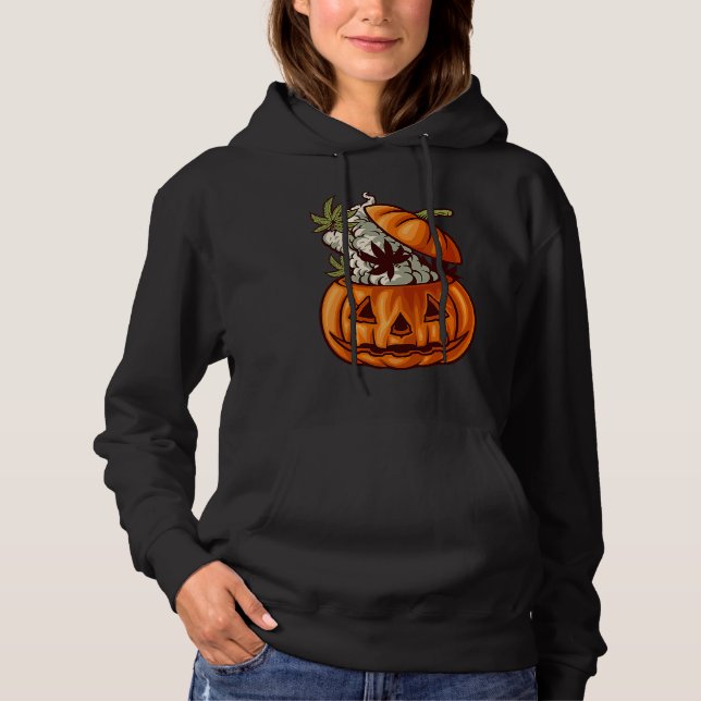 Pumpkin Fall Magic Theme Party Costume Happy Hallo Hoodie (Front)