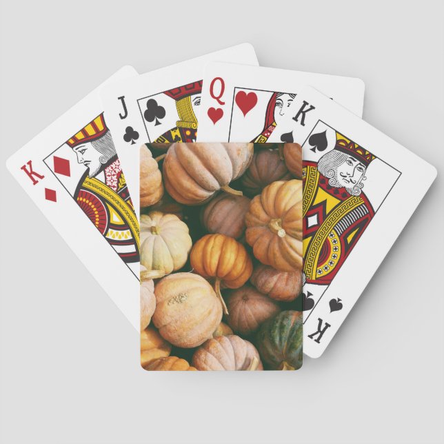 Pumpkin Fall Poker Cards (Back)