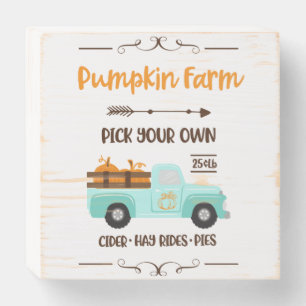 Pumpkin Farm Sign